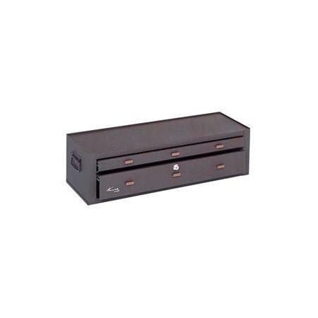 Kennedy Kennedy MC28B Signature Series 28-1/8"W X 9-5/8"D X 7-7/8"H 2 Drawer Brown Machinists Chest MC28B